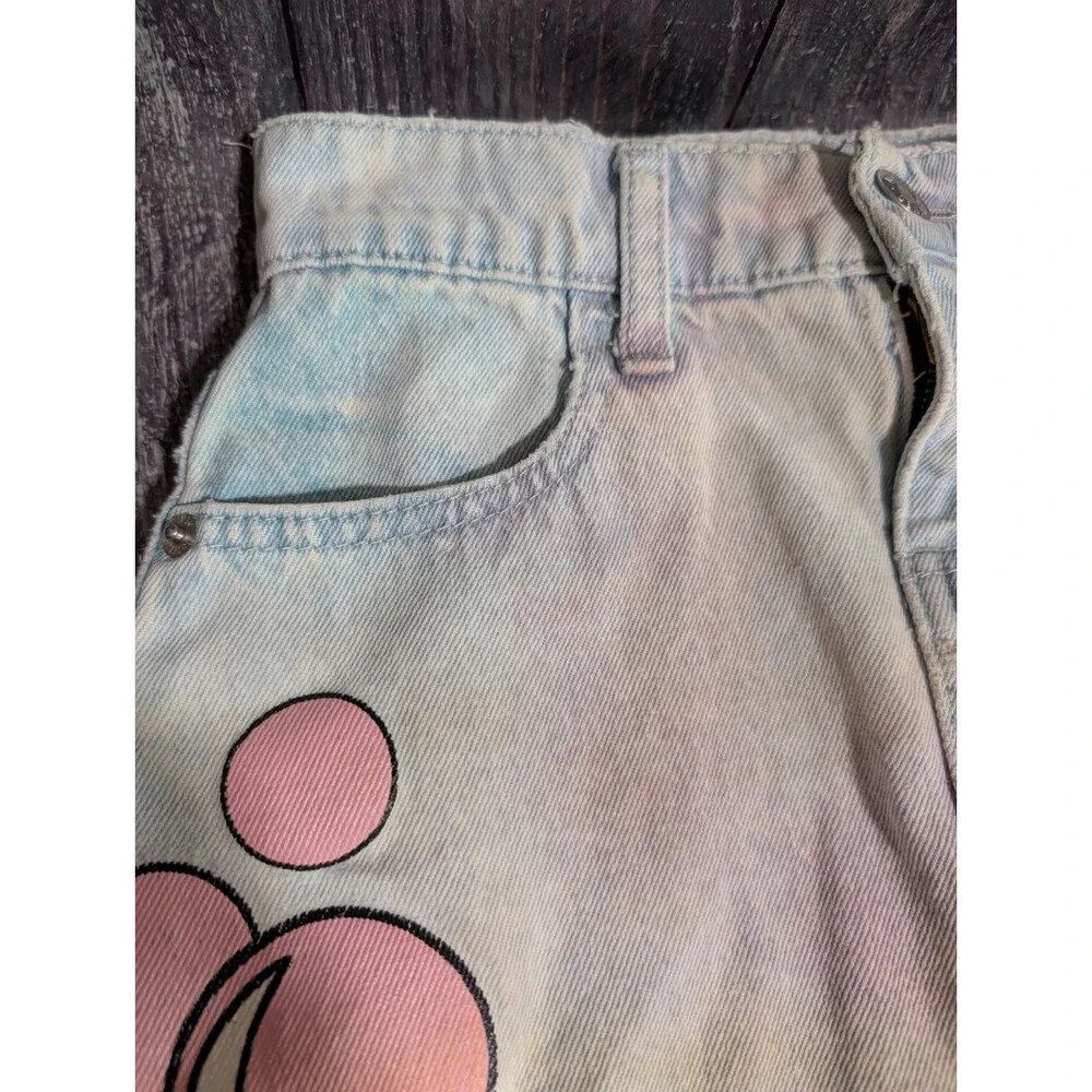 Justice x Ring Pop x Bazooka Girl's Denim Tie Dye Skirt - Size 7 - Shorts